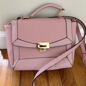 Pink & Gold Handbag/Removable Cross Body bag